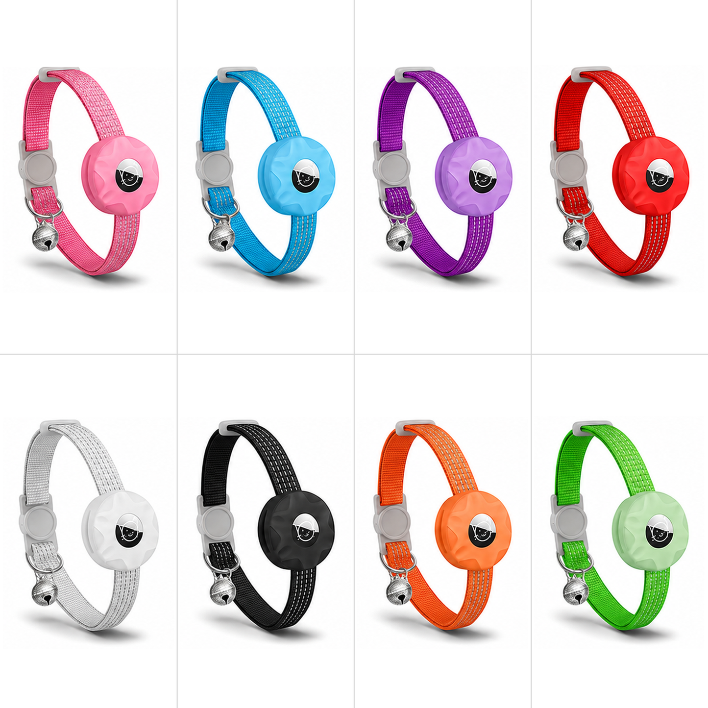 Collare in Silicone con Supporto Tracker